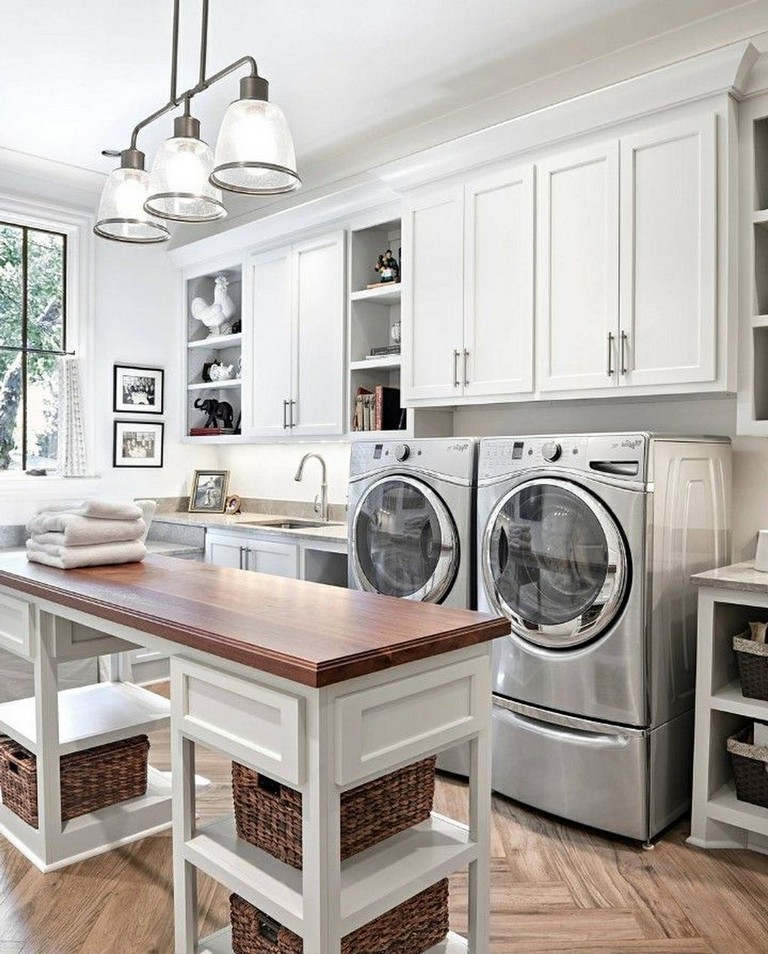 38+ Awesome Rustic Functional Laundry Room Ideas Best For Farmhouse